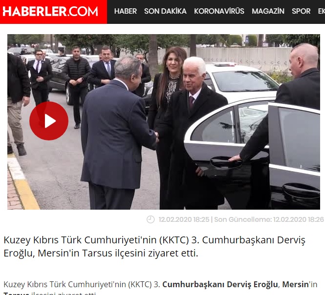 Derviş Eroğlu Mersin’de