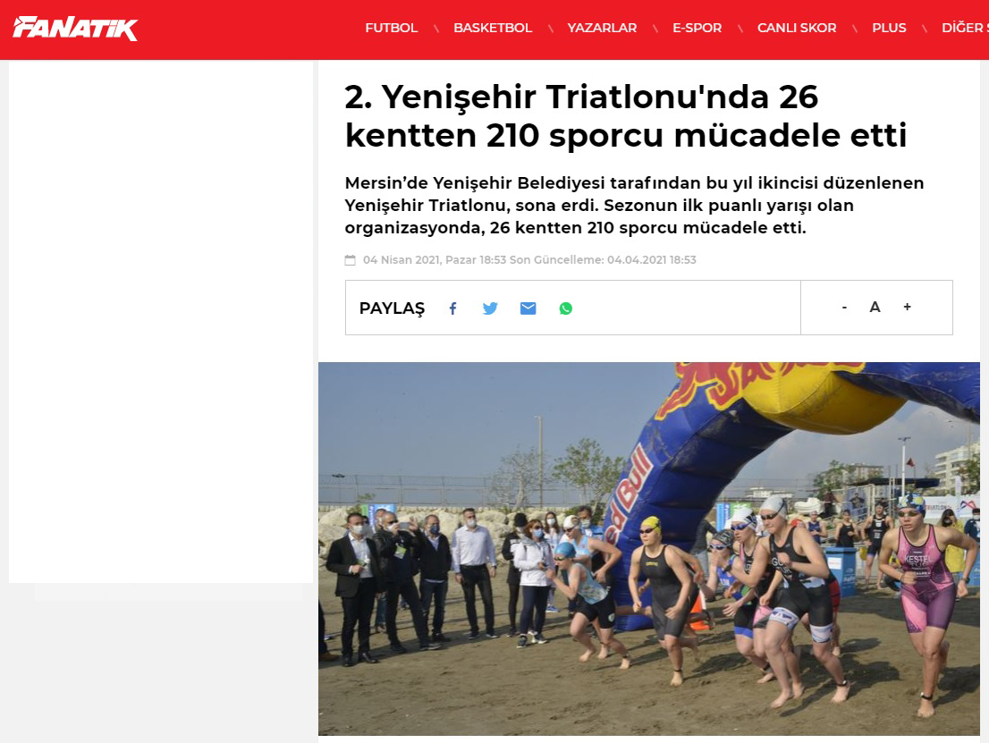 Yenişehir’de Triatlon heyecanı