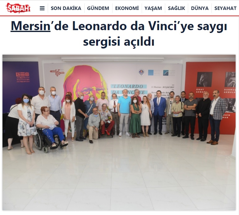 Leonardo da Vinci’ye saygı sergisi açıldı