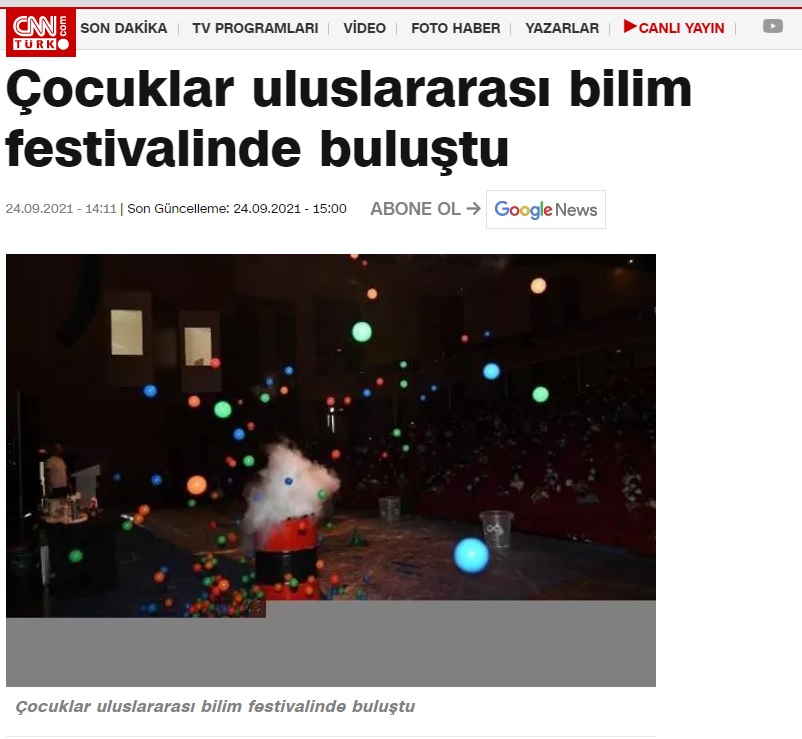 6 bin çocuk Yenişehir Belediyesinin uluslararası bilim festivalinde buluştu