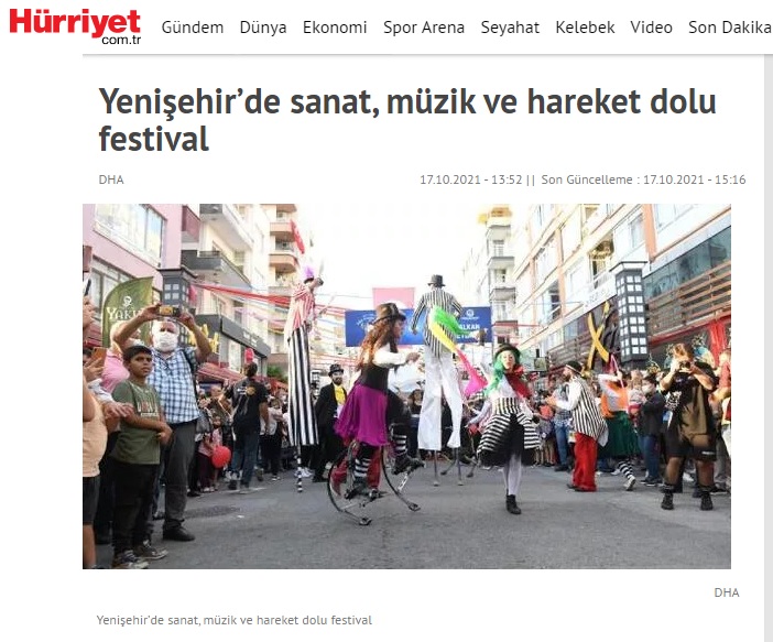 Yenişehir’de sanat, müzik ve hareket dolu festival
