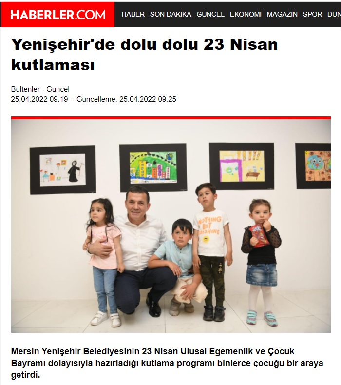 Yenişehir’de dolu dolu 23 Nisan kutlaması