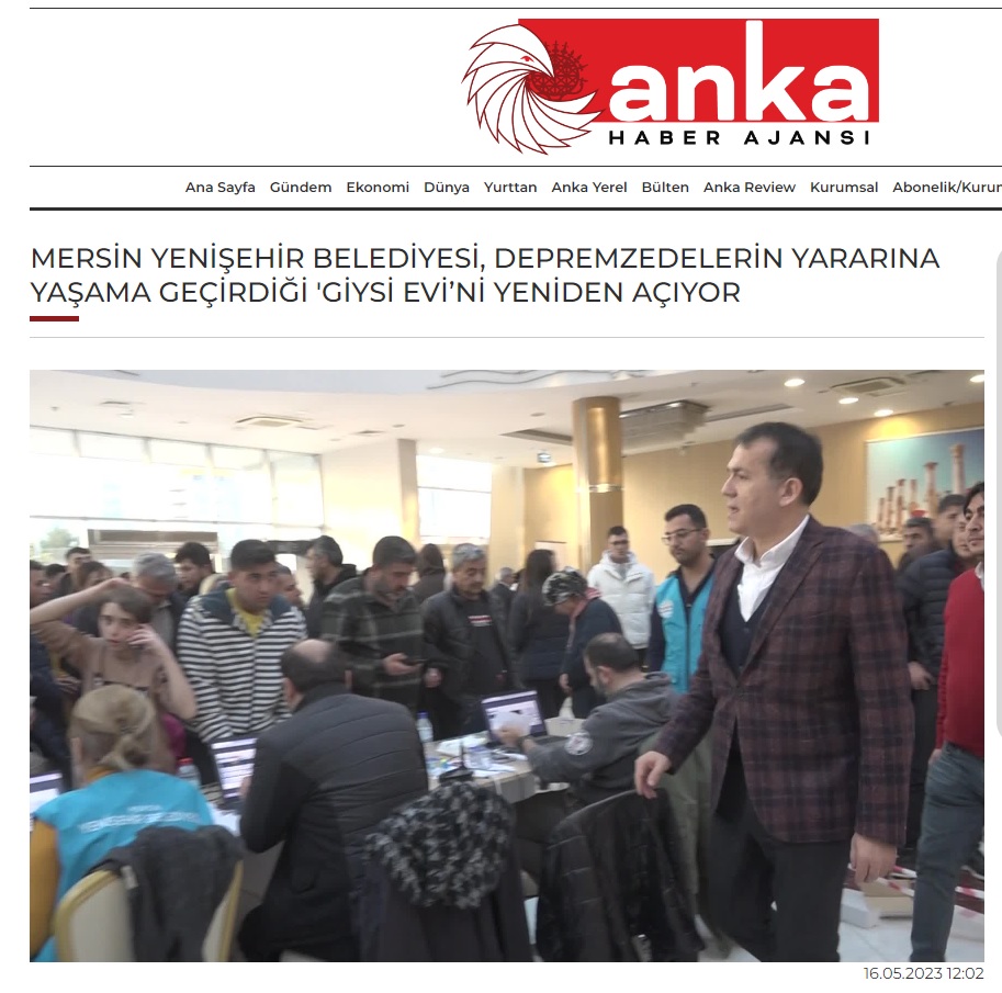 Yenişehir Belediyesi 40 bin depremzedenin yararlandığı Giysi Evi’ni tekrar açıyor