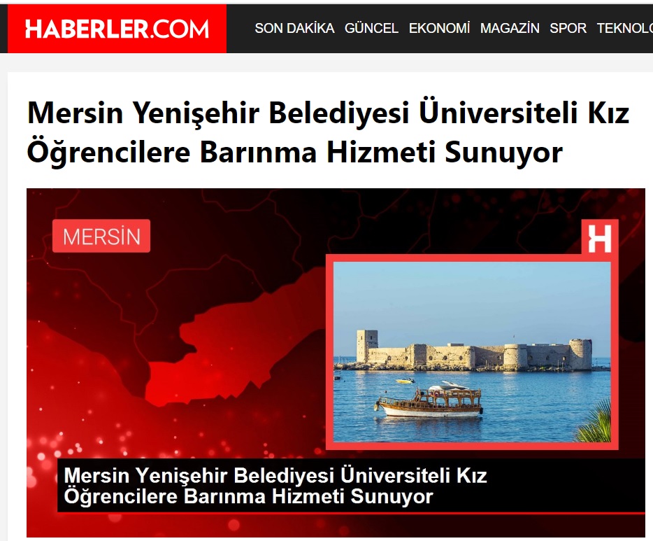 Yenişehir Belediyesi kız öğrenci yurdu için kayıtlar başladı