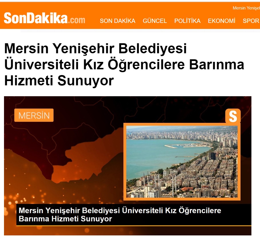 Yenişehir Belediyesi kız öğrenci yurdu için kayıtlar başladı