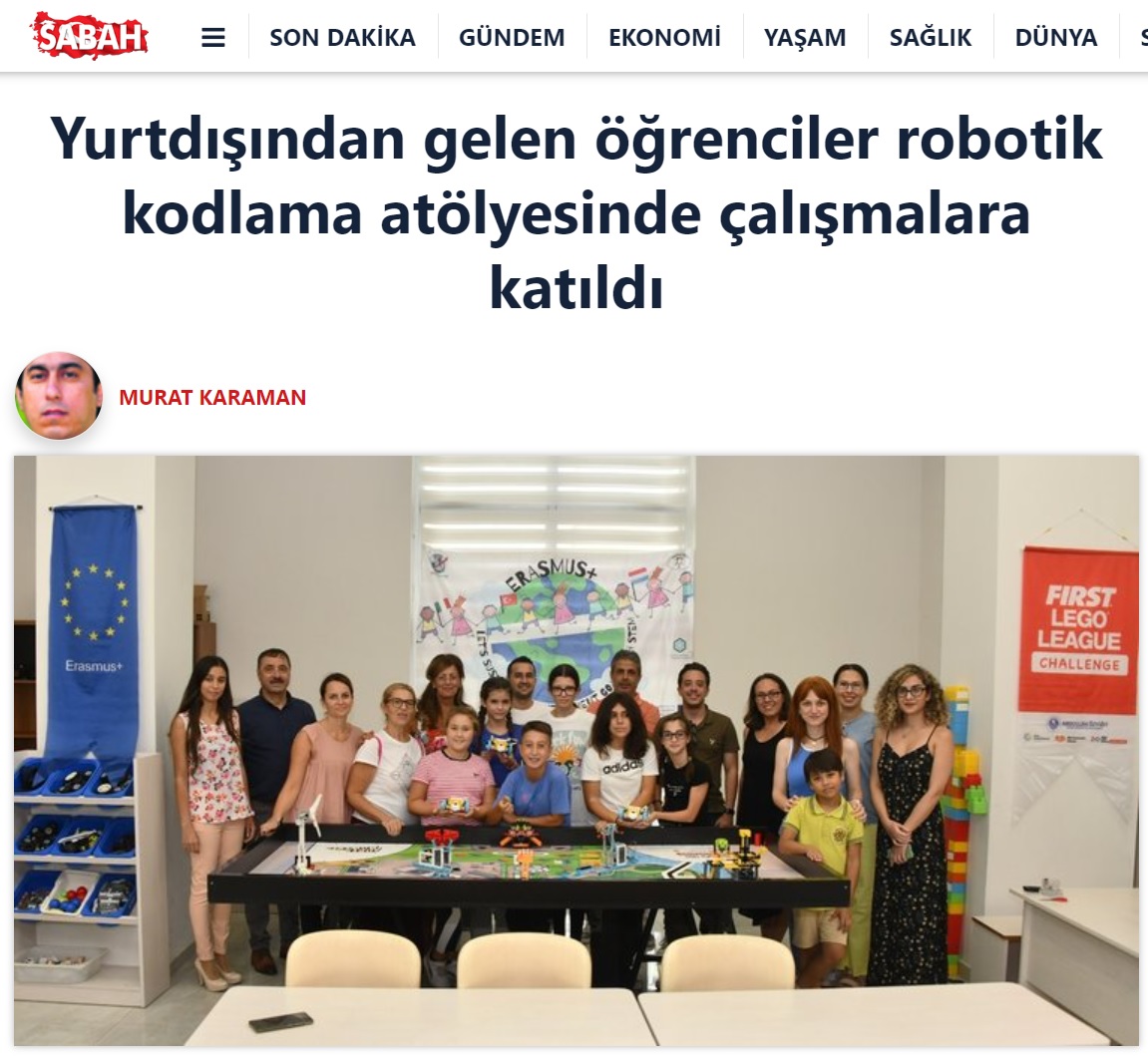 Yurt dışından gelen öğrenci ve öğretmenler Yenişehir Belediyesi Akademi’yi gezdi