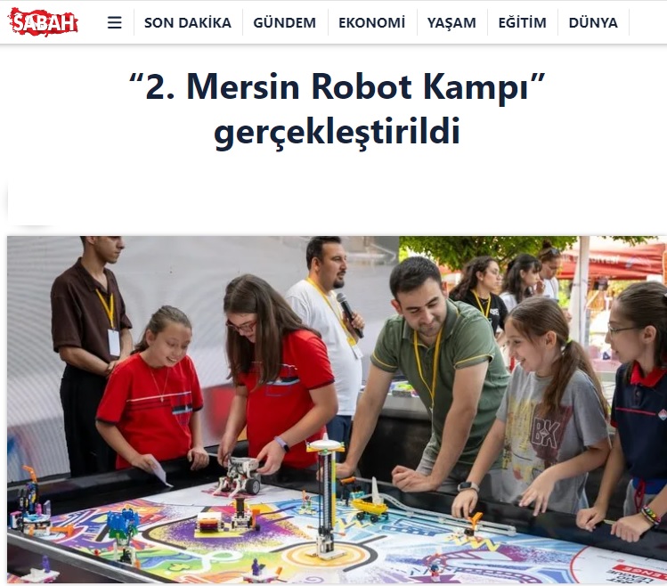 Yenişehir Belediyesi “2. Mersin Robot Kampı”nda Masterpiece yarışlarını organize etti