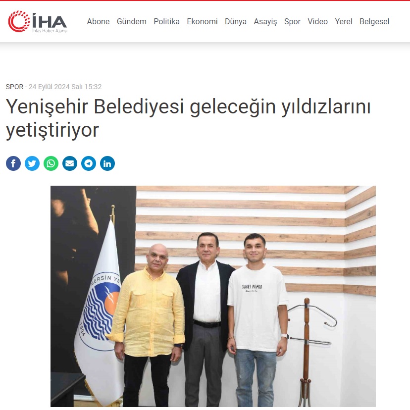 Yenişehir Belediyesi geleceğin yıldızlarını yetiştiriyor