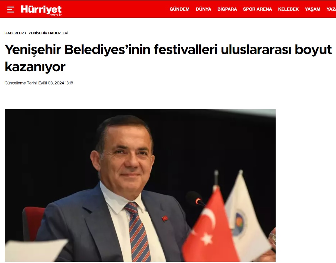 Yenişehir Belediyesinin festivalleri uluslararası boyut kazanıyor