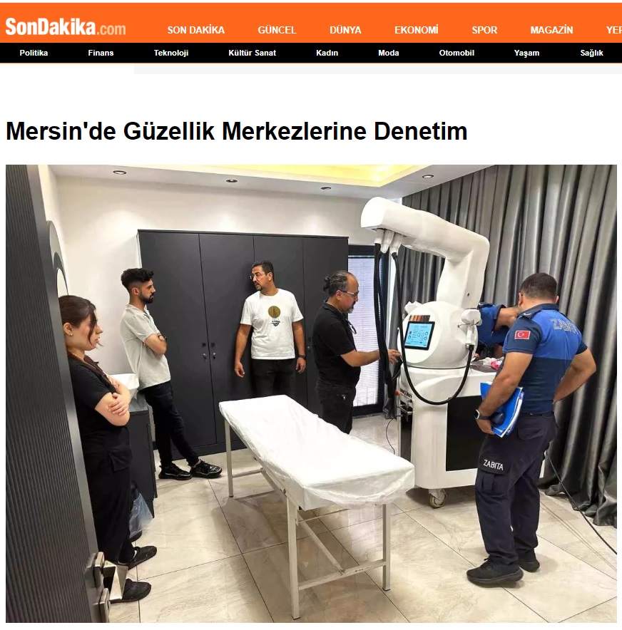 Yenişehir Belediyesi güzellik merkezlerini denetledi