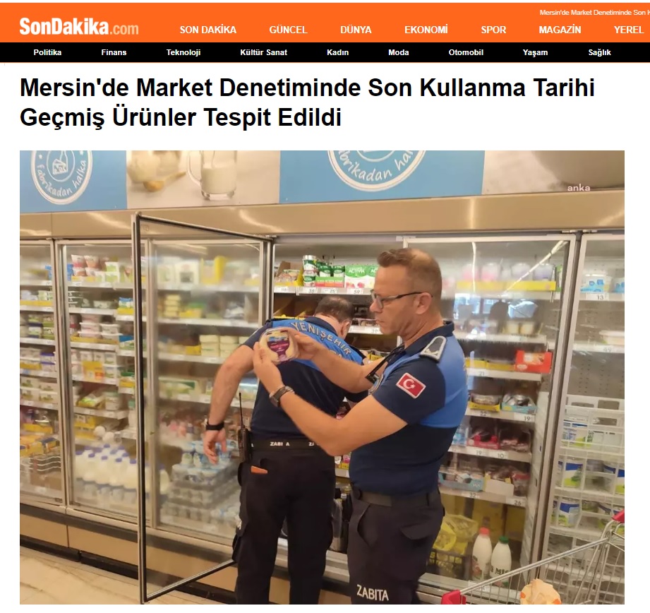 Yenişehir Belediyesi bebek maması dâhil son kullanma tarihi geçmiş 65 ürün tespit etti