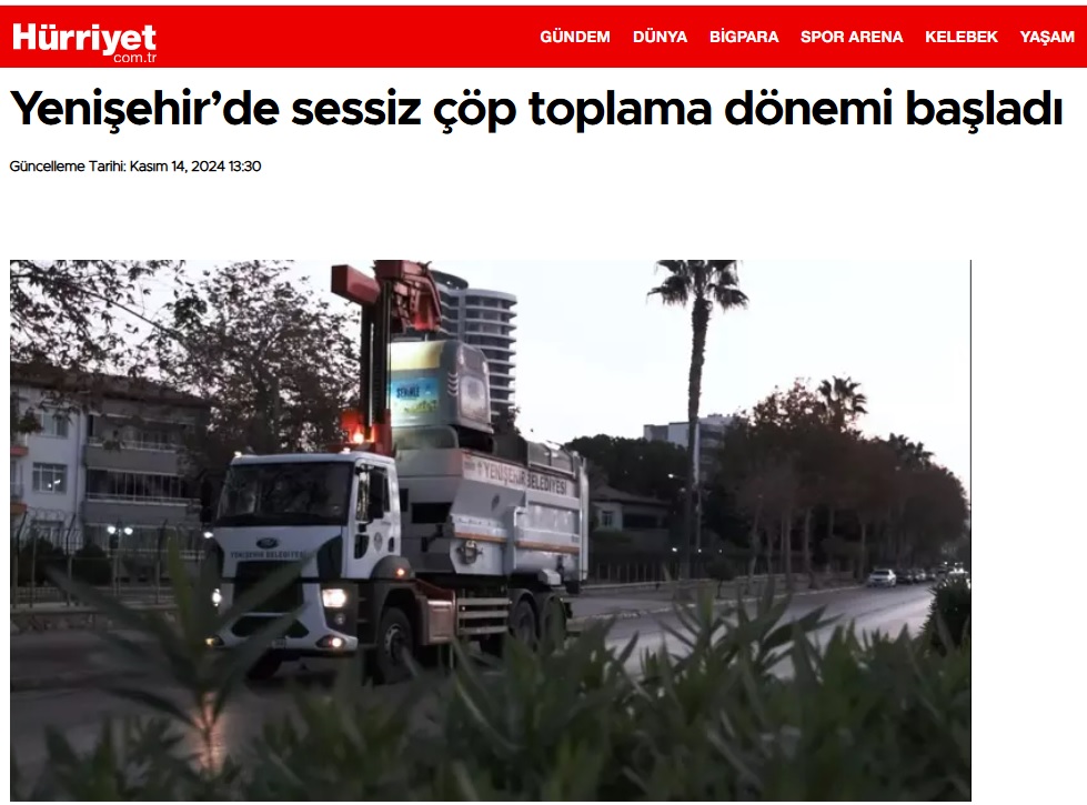 Yenişehir’de sessiz çöp toplama dönemi başladı