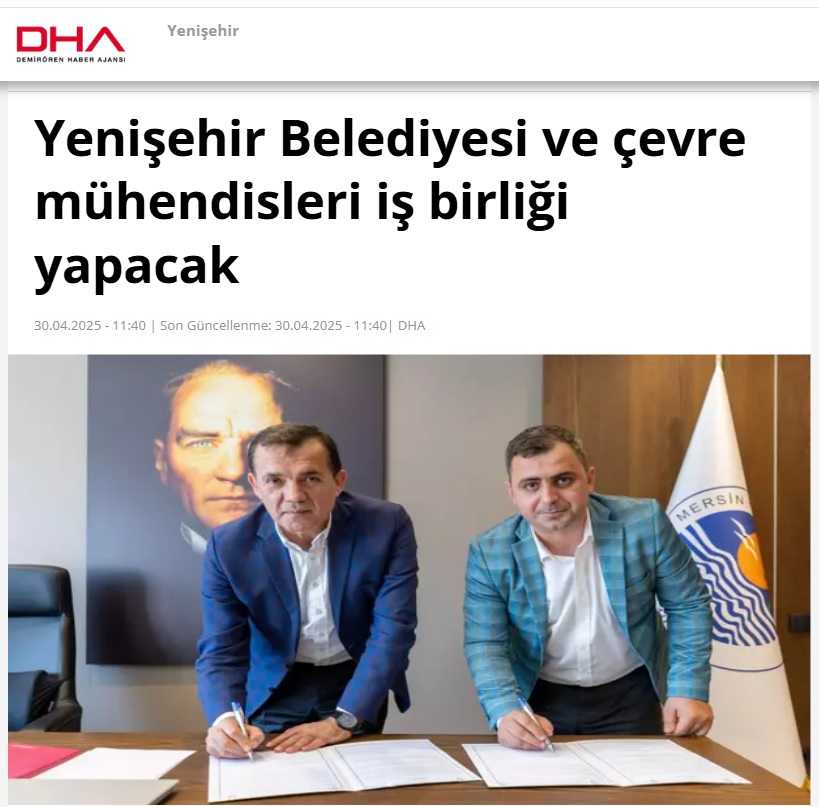 Yenişehir Belediyesi ve çevre mühendisleri iş birliği yapacak