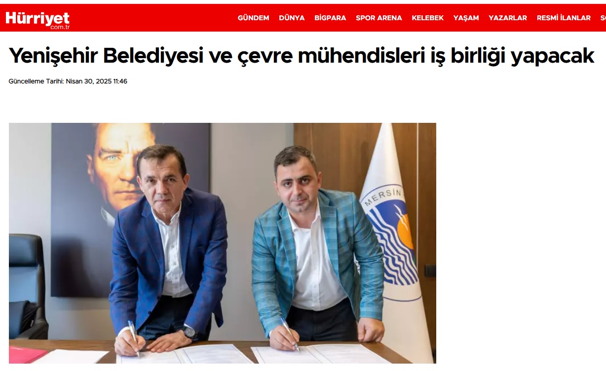 Yenişehir Belediyesi ve çevre mühendisleri iş birliği yapacak