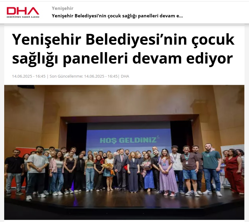 Yenişehir Belediyesinin çocuk sağlığı panelleri devam ediyor