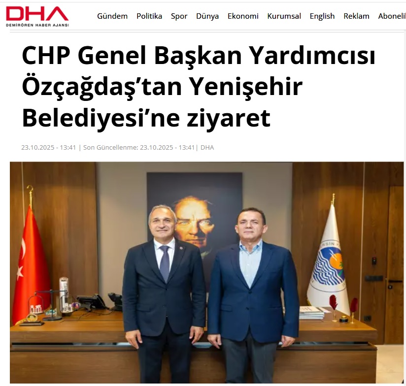 CHP Genel Başkan Yardımcısı Özçağdaş’tan “Yenişehir Modeli”ne tam not