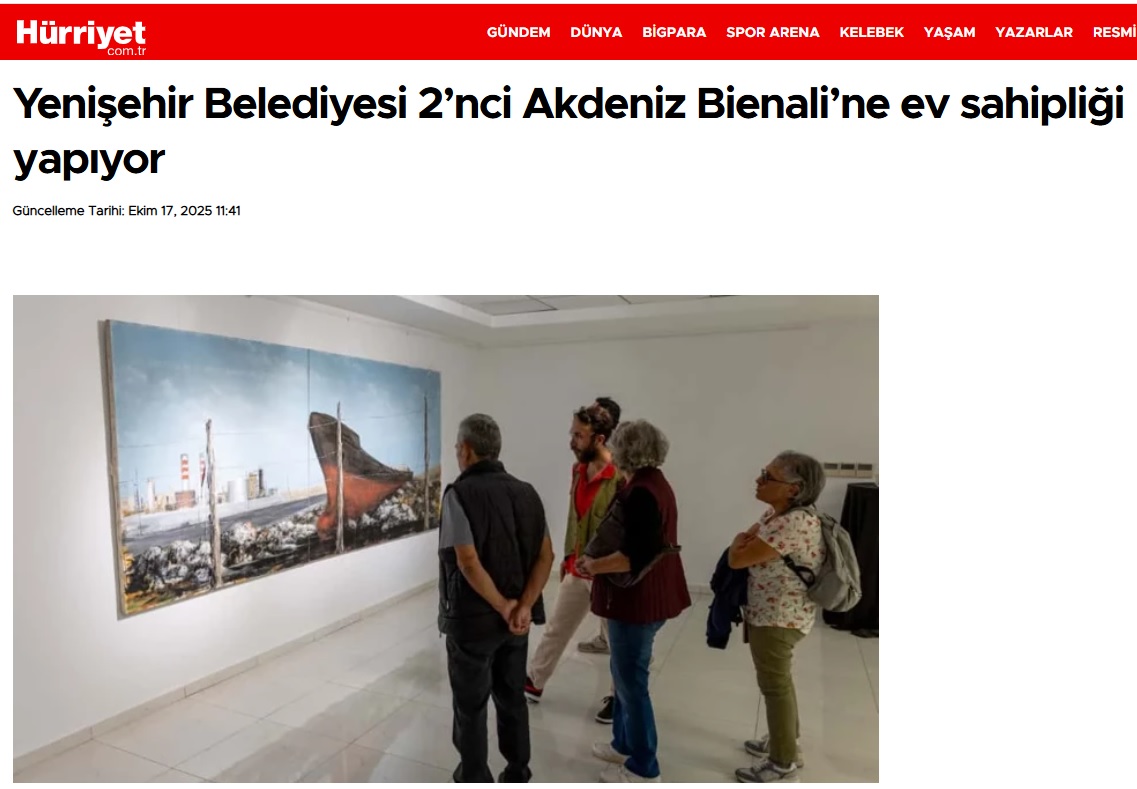 Yenişehir Belediyesi 2. Akdeniz Bienali’ne ev sahipliği yapıyor