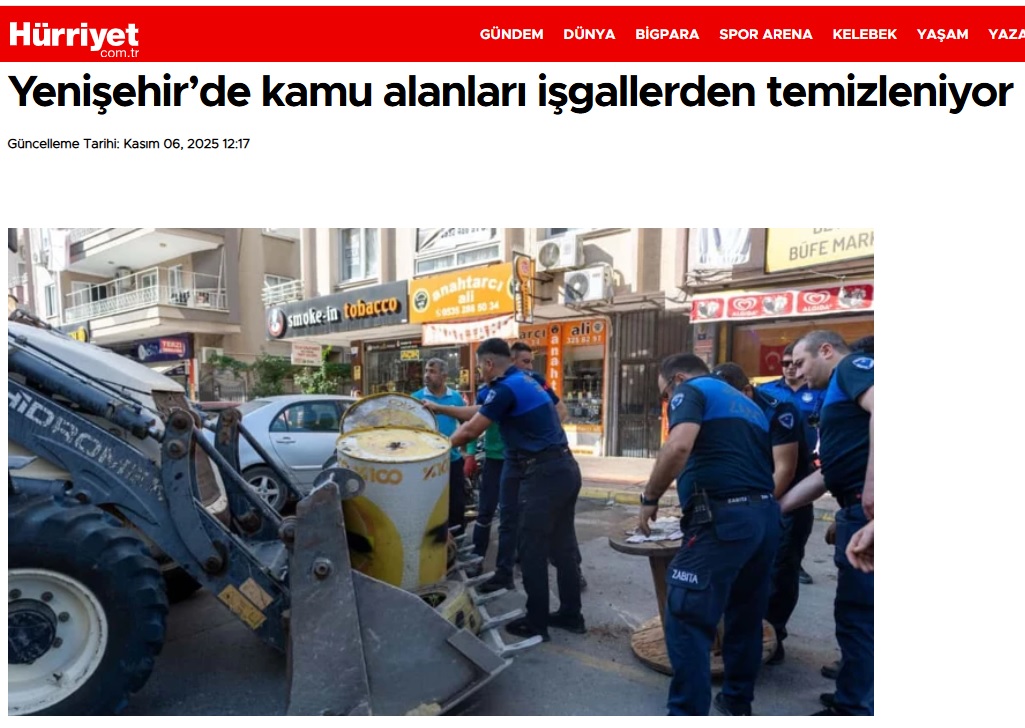 Yenişehir’de kaldırım işgallerine geçit yok