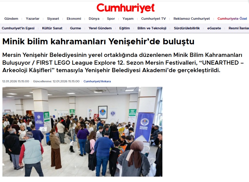 Minik Bilim Kahramanları Yenişehir’de Buluştu