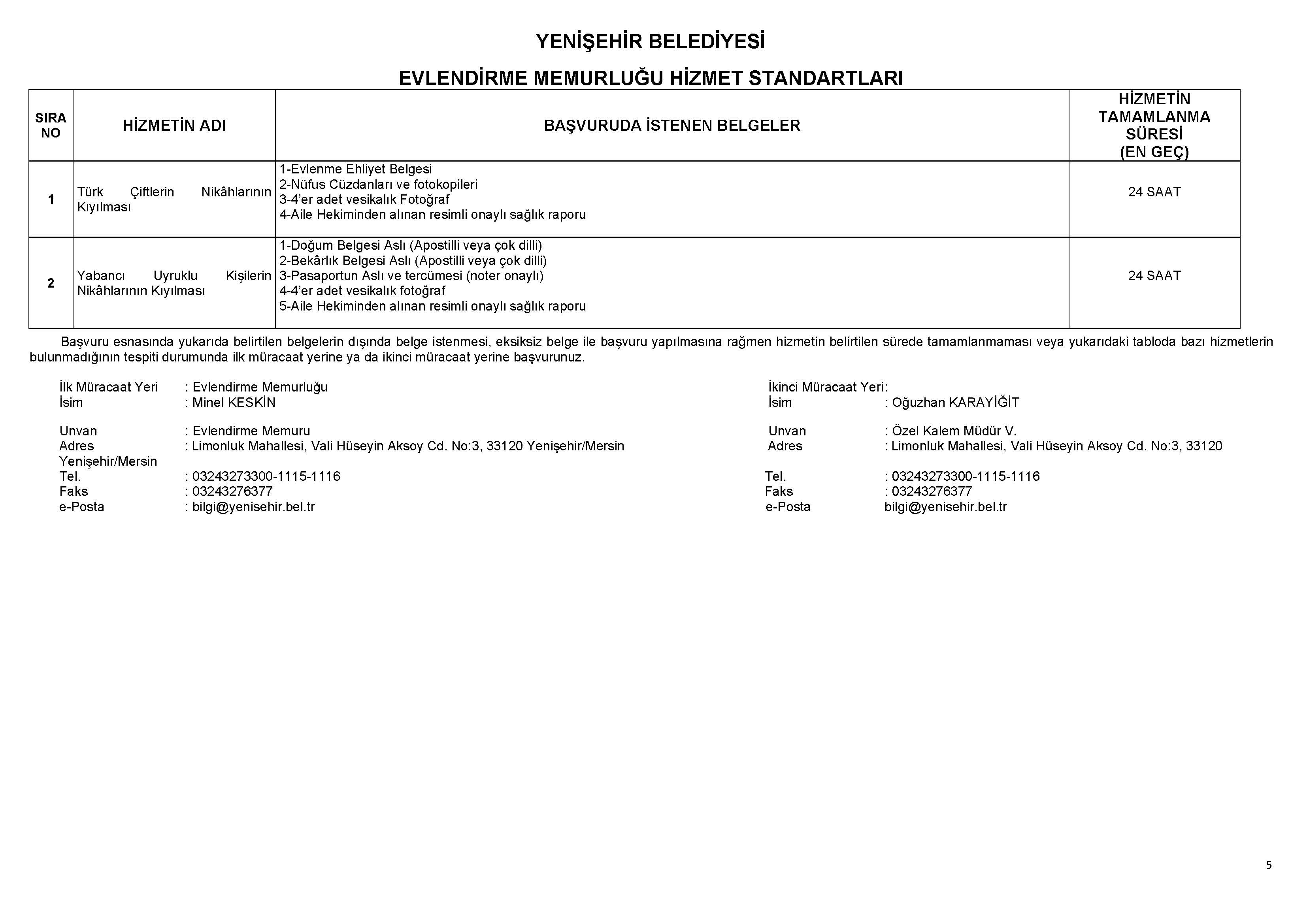 EVLENDİRME AMİRLİĞİ