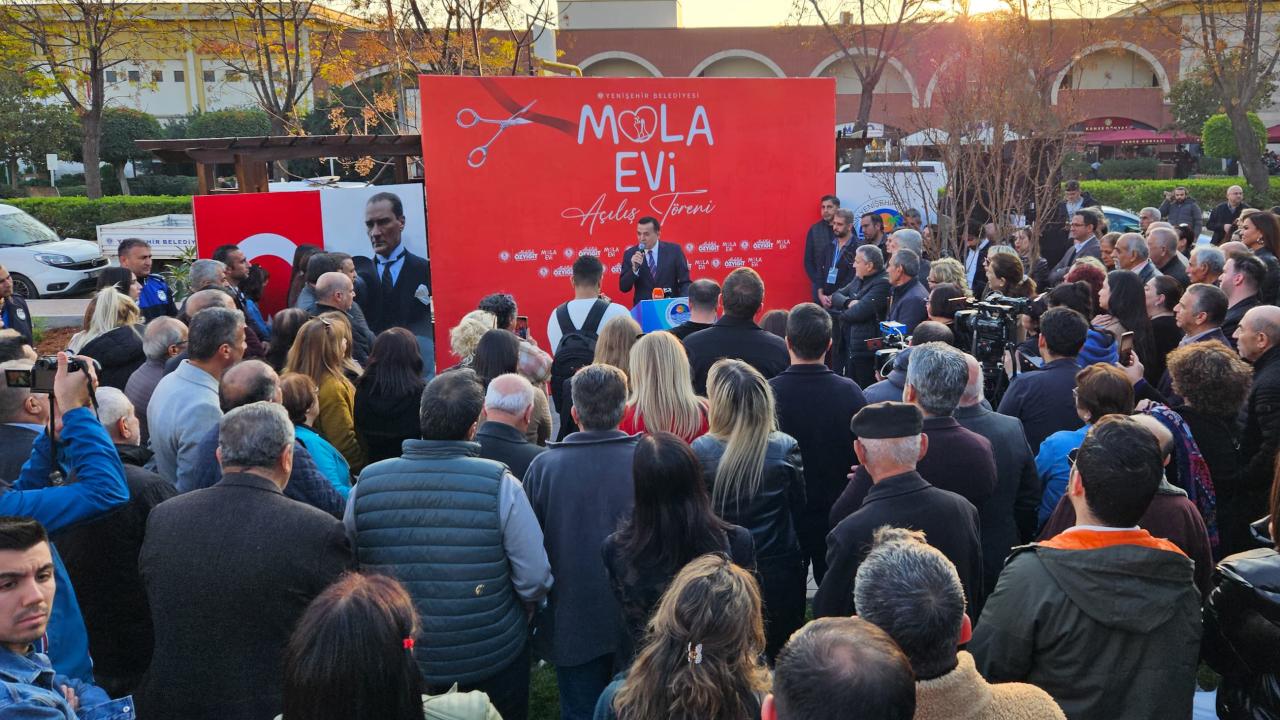 Yenişehir Belediyesi Mola Evi açıldı, sırada Kent Lokantası var