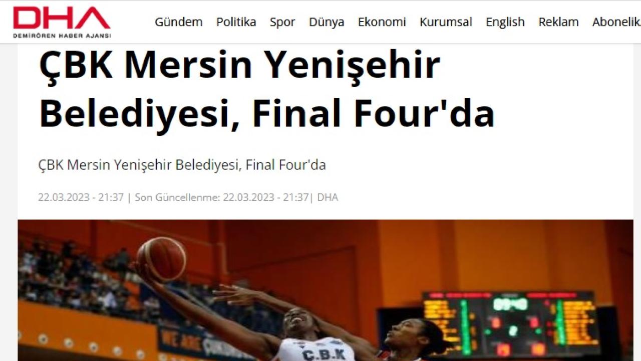 ÇBK Mersin Yenişehir Belediyesi, Final Four'da
