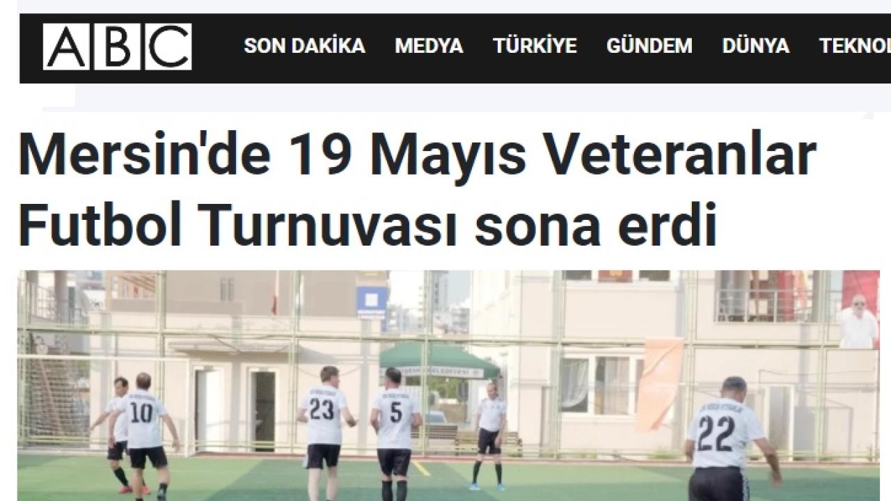 19 Mayıs Veteranlar Futbol Turnuvası sona erdi