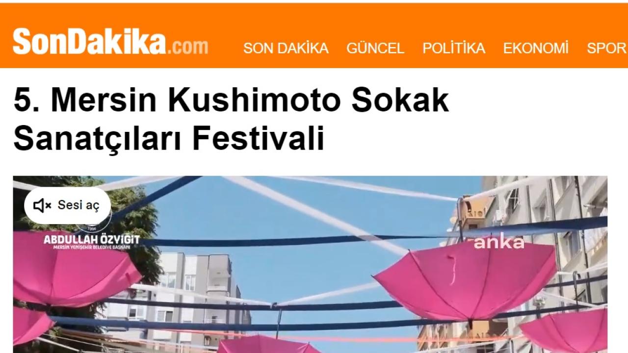 5. Mersin Kushimoto Sokak Sanatçıları Festivali 14 Ekim’de yapılacak