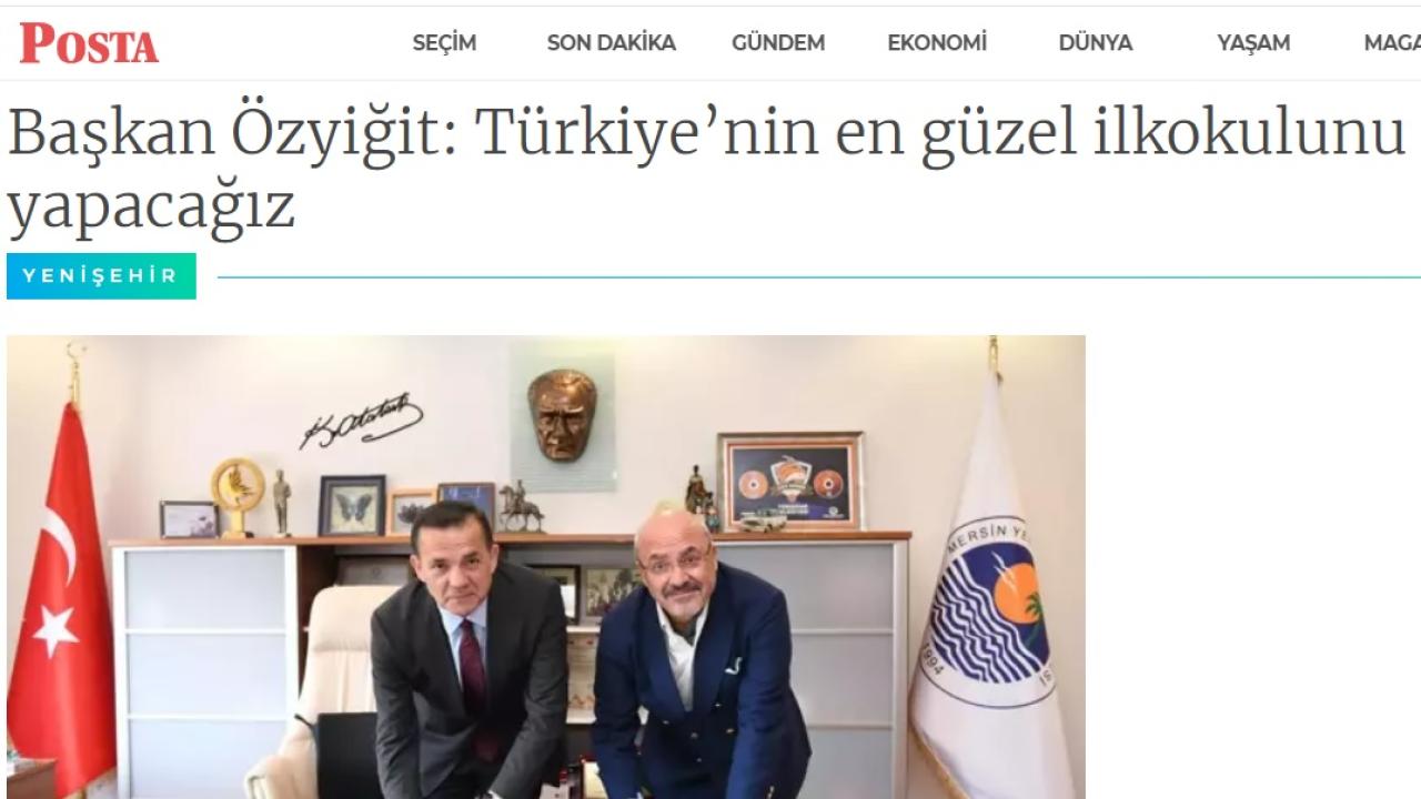 Başkan Özyiğit, “Türkiye’nin en güzel ilkokulunu yapacağız”