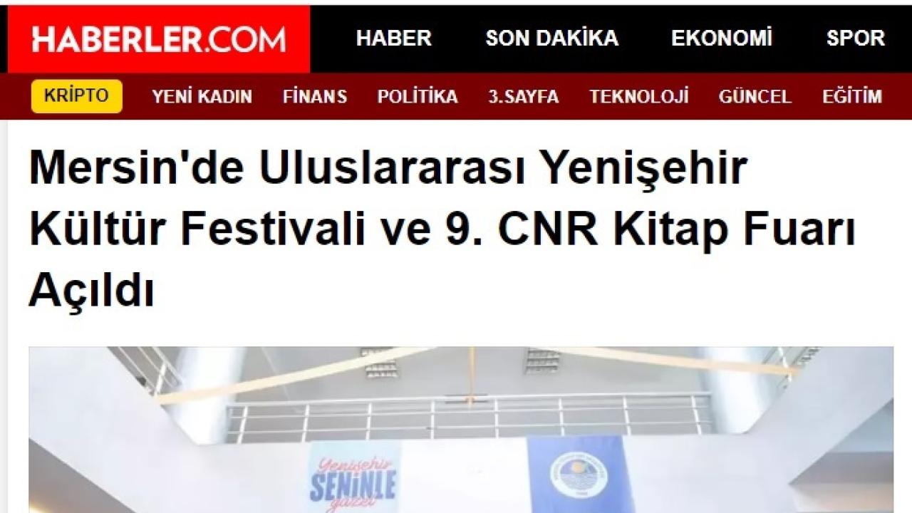 Uluslararası Yenişehir Kültür Festivali ve Kitap Fuarı başladı