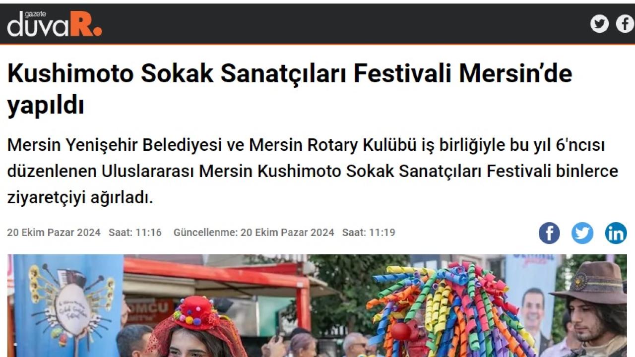 Mersinliler Kushimoto Sokak Sanatçıları Festivali’ne akın etti