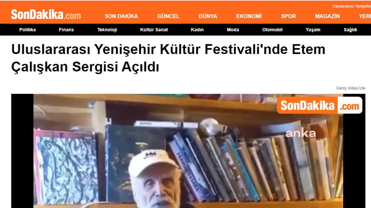 Simgeden İmgeye: Etem Çalışkan Sergisi açıldı