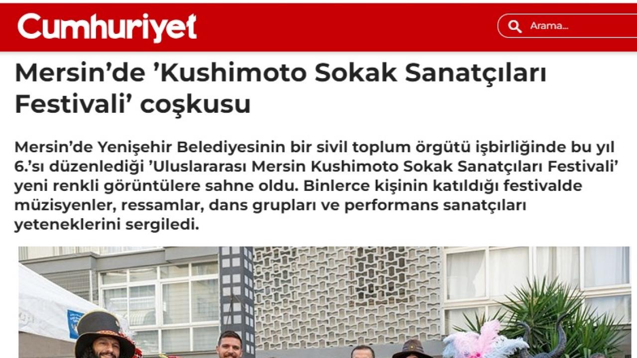 Mersinliler Kushimoto Sokak Sanatçıları Festivali’ne akın etti