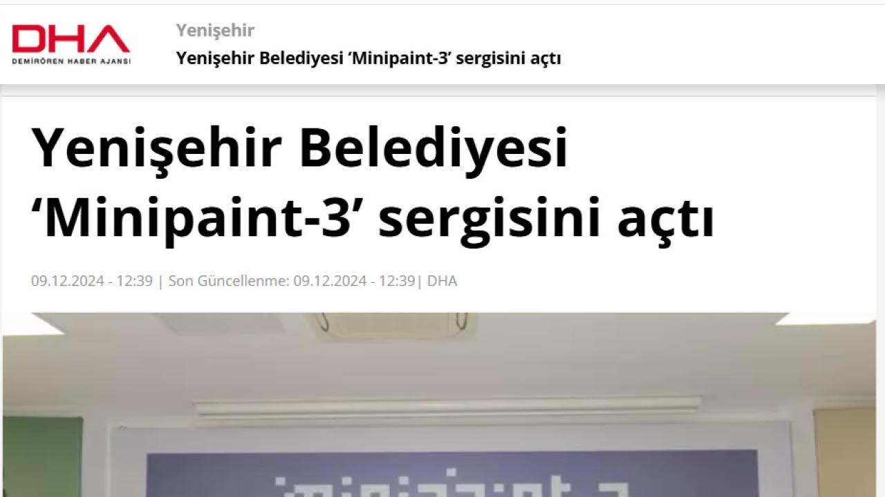 Başkan Abdullah Özyiğit “Sanat kenti Yenişehir vizyonu güçleniyor”