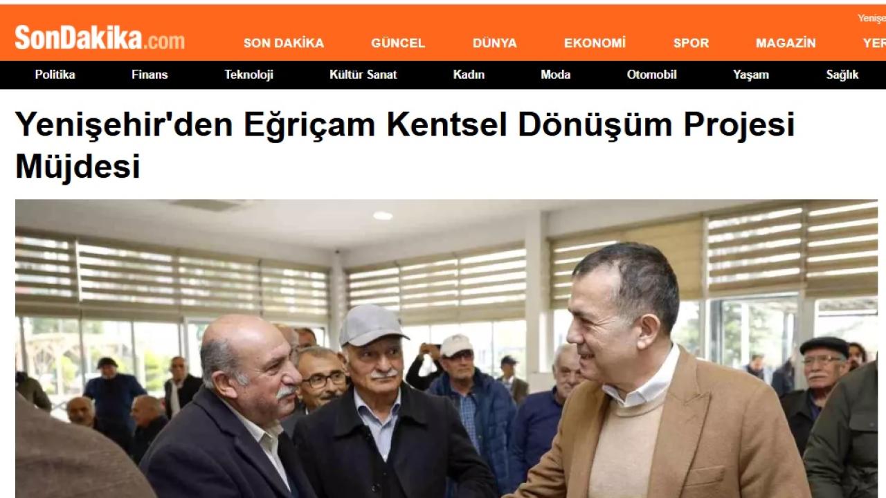 Başkan Özyiğit “Eğriçam’da kentsel dönüşümü mutlaka yapacağız”