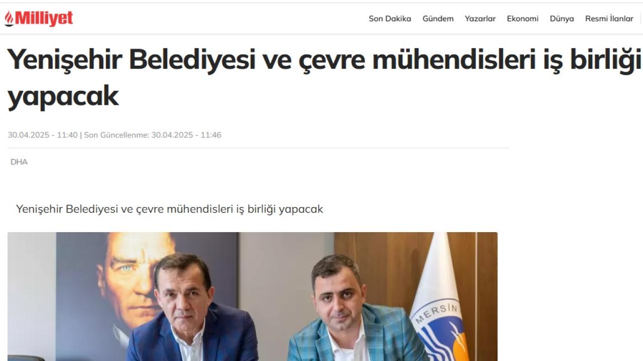 Yenişehir Belediyesi ve çevre mühendisleri iş birliği yapacak