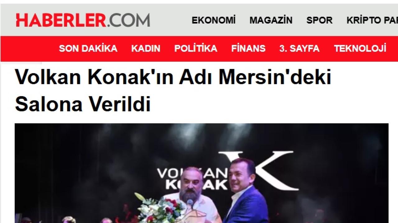 Volkan Konak’ın ismi Yenişehir’deki sanat merkezinde yaşayacak