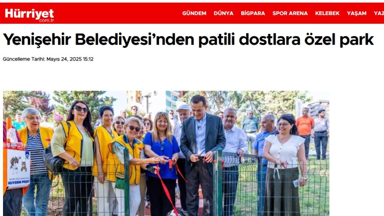 Yenişehir Belediyesinden patili dostlara özel park