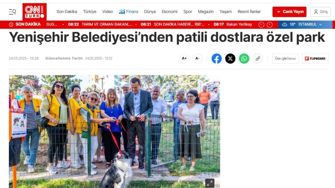 Yenişehir Belediyesinden patili dostlara özel park