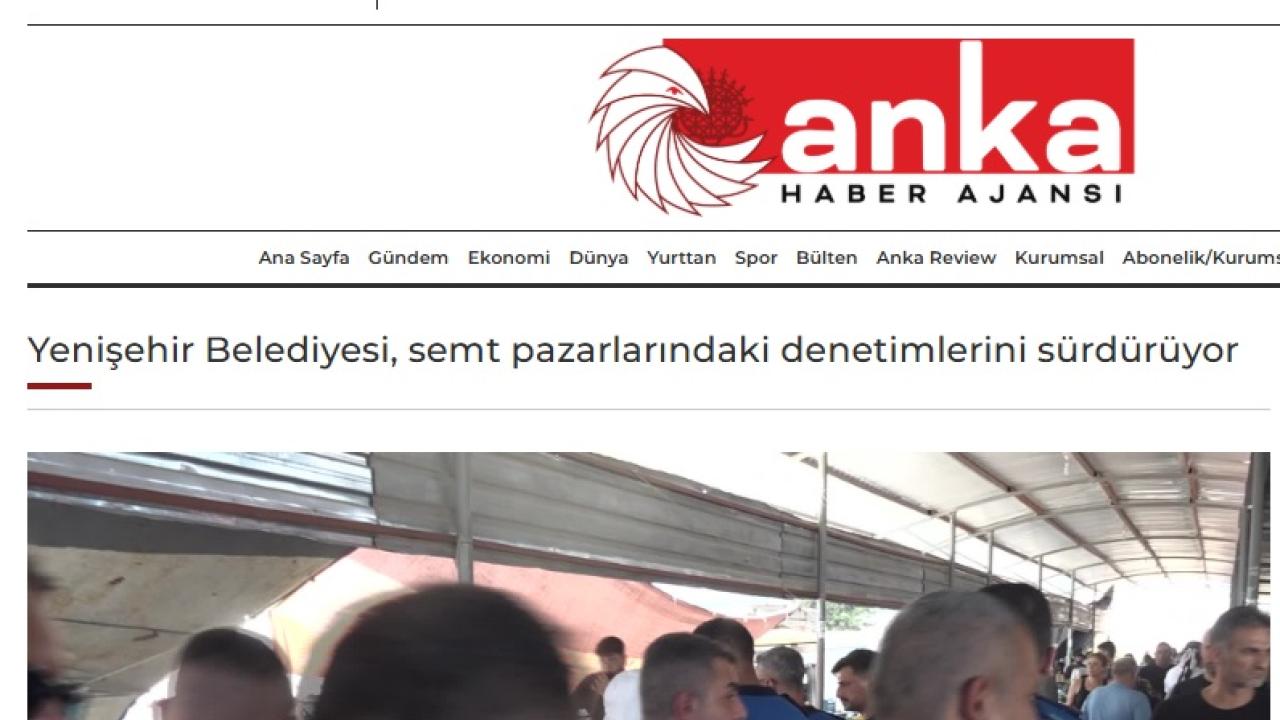 Yenişehir Belediyesi semt pazarlarında denetimlerini sürdürüyor
