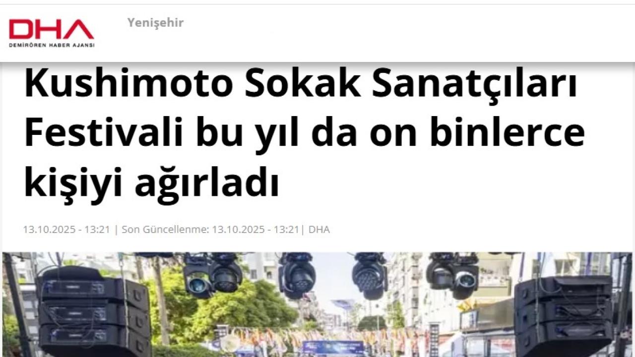 Kushimoto Sokak Sanatçıları Festivali bu yıl da on binlerce kişiyi ağırladı