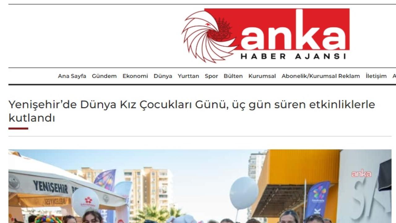 Dünya Kız Çocukları Günü Yenişehir’de renkli etkinliklerle kutlandı