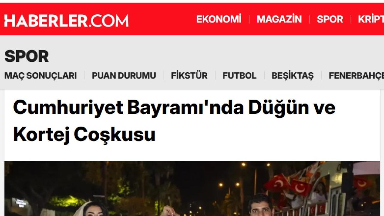 Nikah masasından “Cumhuriyet Korteji”ne