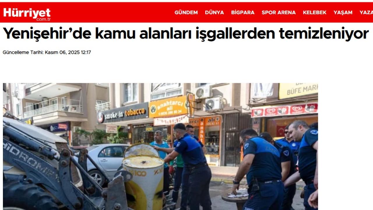 Yenişehir’de kaldırım işgallerine geçit yok