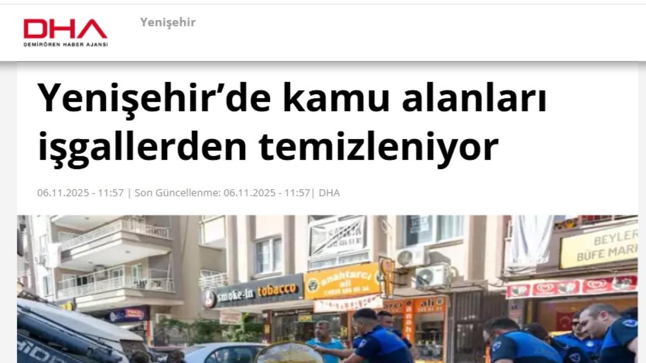 Yenişehir’de kaldırım işgallerine geçit yok