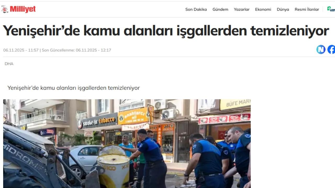 Yenişehir’de kaldırım işgallerine geçit yok