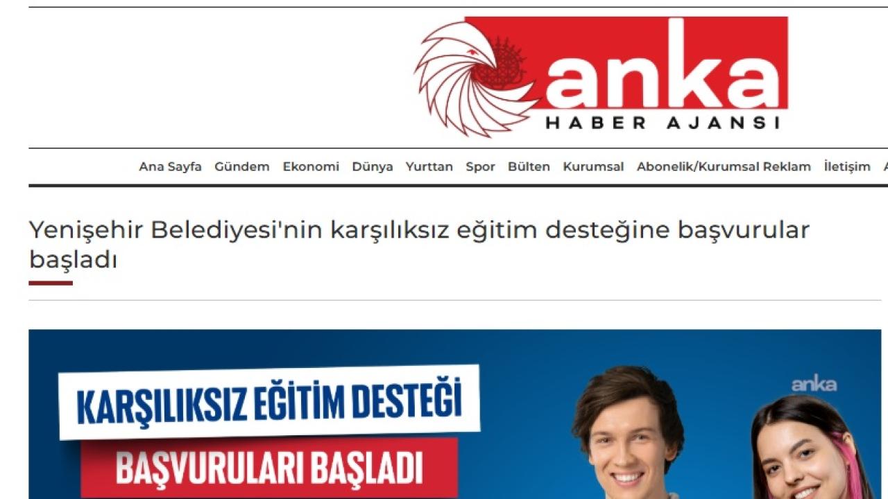Yenişehir Belediyesinin Karşılıksız Eğitim Desteği Başvuruları Başladı
