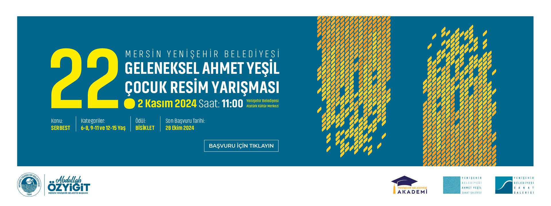 YENİŞEHİR BELEDİYESİ AHMET YEŞİL ÇOCUK RESİM YARIŞMASI 