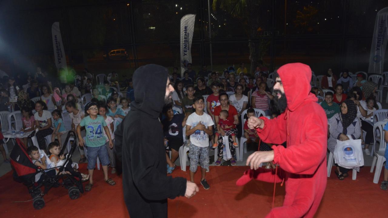 Yenişehir’de Parklar Sahne Oldu, Çocuklar Tiyatroyla Tanıştı