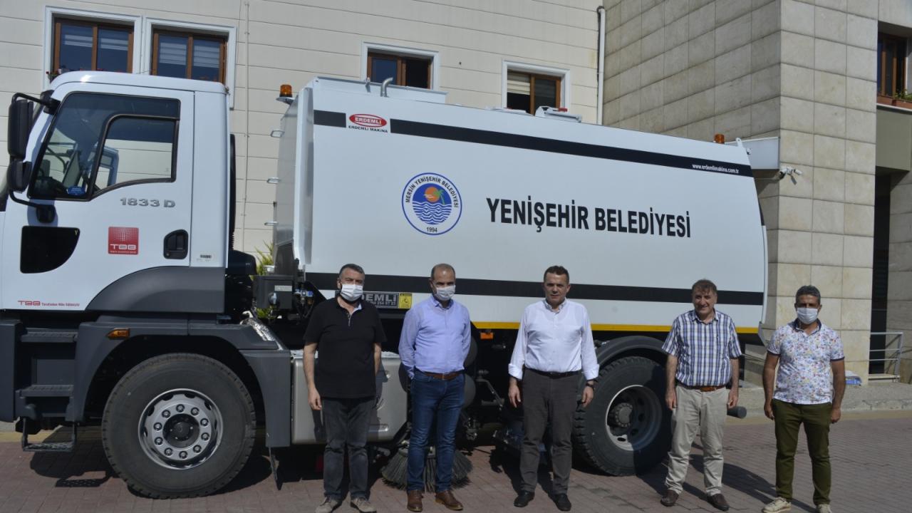 TBB’den Yenişehir Belediyesine temizlik aracı hibesi